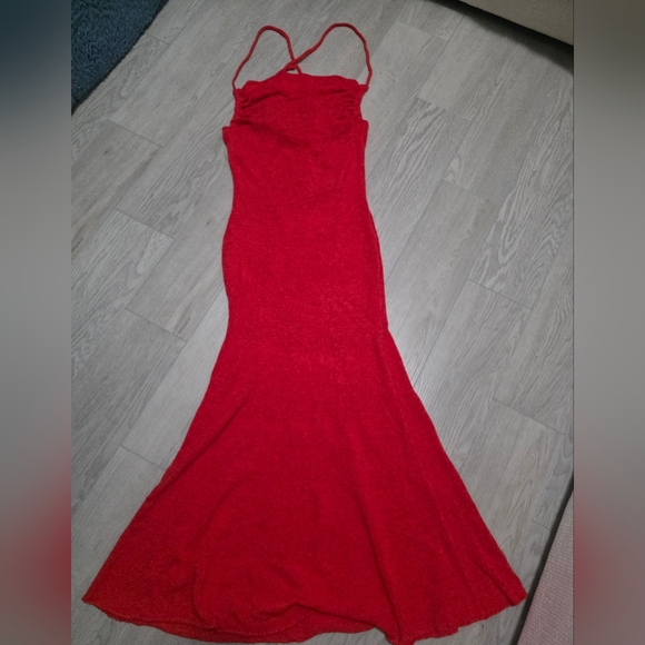 Anthropologie Sunday in Brooklyn Red Knit Dress -XS - Picture 3 of 6